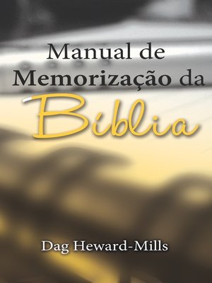 cover image of Manual De Memorização Da Bíblia
